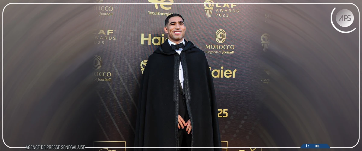 Meilleur joueur africain 2025 : Achraf Hakimi succède à Ademola Lookman