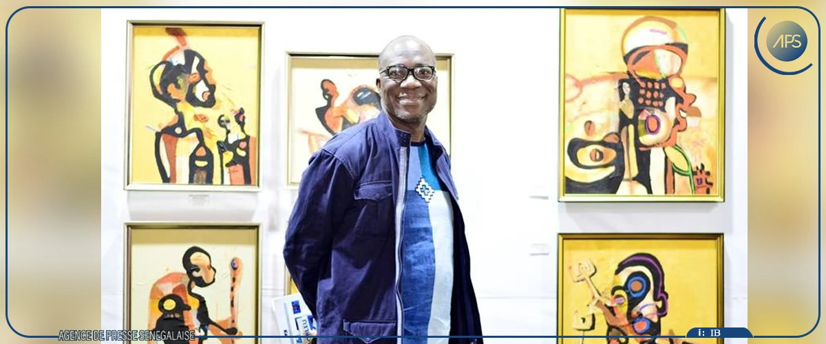 Une exposition de l'artiste ivoirien Jacobleu pour célébrer ses 30 ans de carrière à Dakar, vendredi