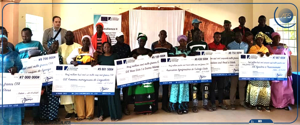 SEN Résilience II : des microprojets remis aux groupements de jeunes et de femmes de Kédougou, Saraya et Salémata