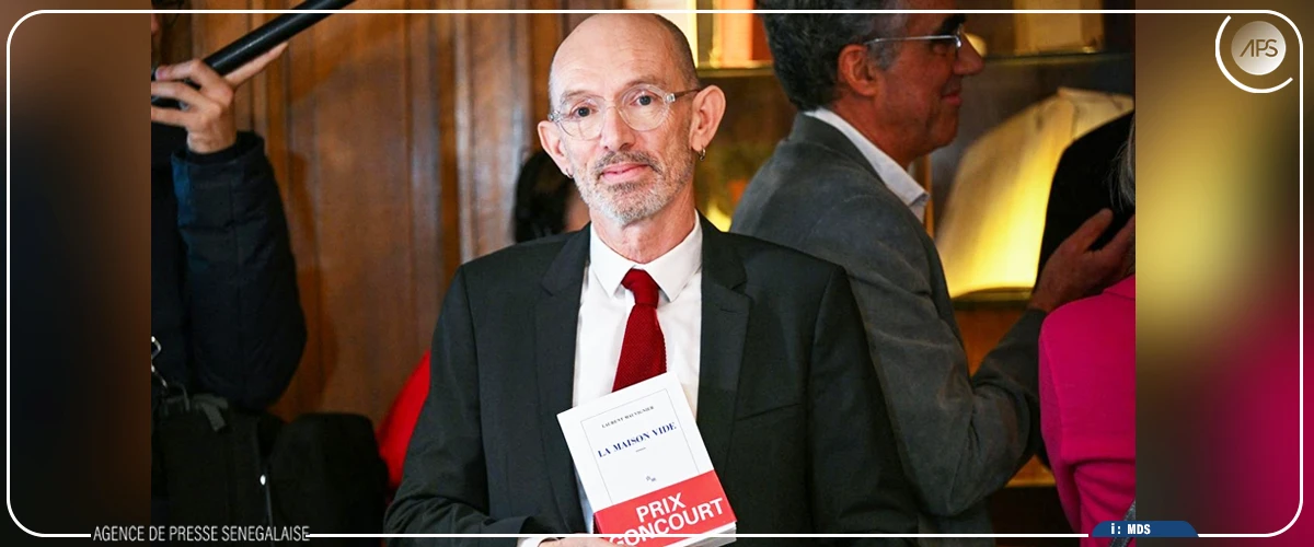 Le français Laurent Mauvignier lauréat du Prix Goncourt 2025 pour son roman “La maison vide”