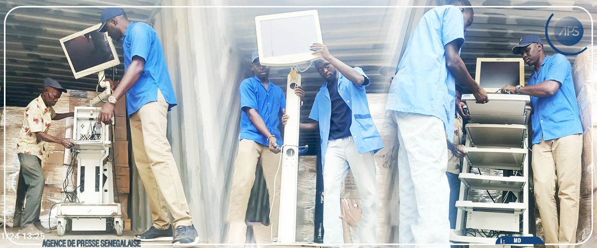 Saint-Louis : l'hôpital régional reçoit un container de matériels médicaux de l'AP-HP (communiqué)