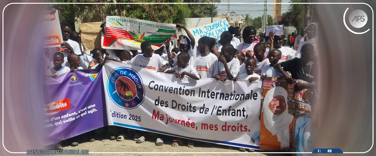 Des centaines d’élèves et de talibés mobilisés pour célébrer la Convention internationale des droits de l’enfant