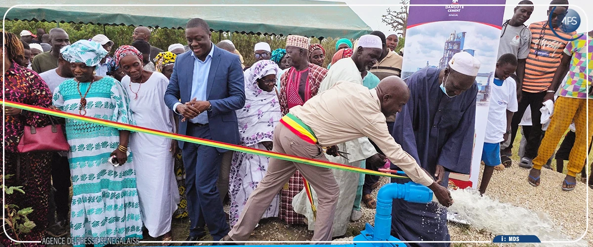 Le village de Fouloum accède à l’eau courante, grâce à Dangote Cement Sénégal