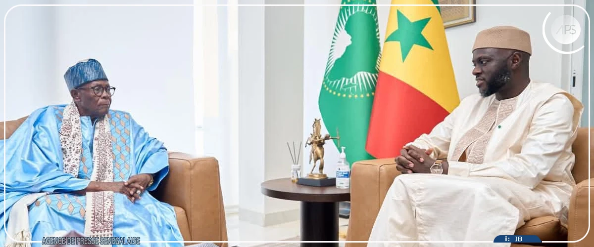 Le khalife général de Léona Niassène reçu par le président de l’Assemblée nationale