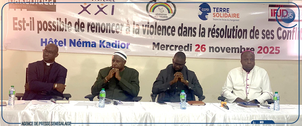 Casamance : appel fort en faveur de la non-violence et de la consolidation de la paix
