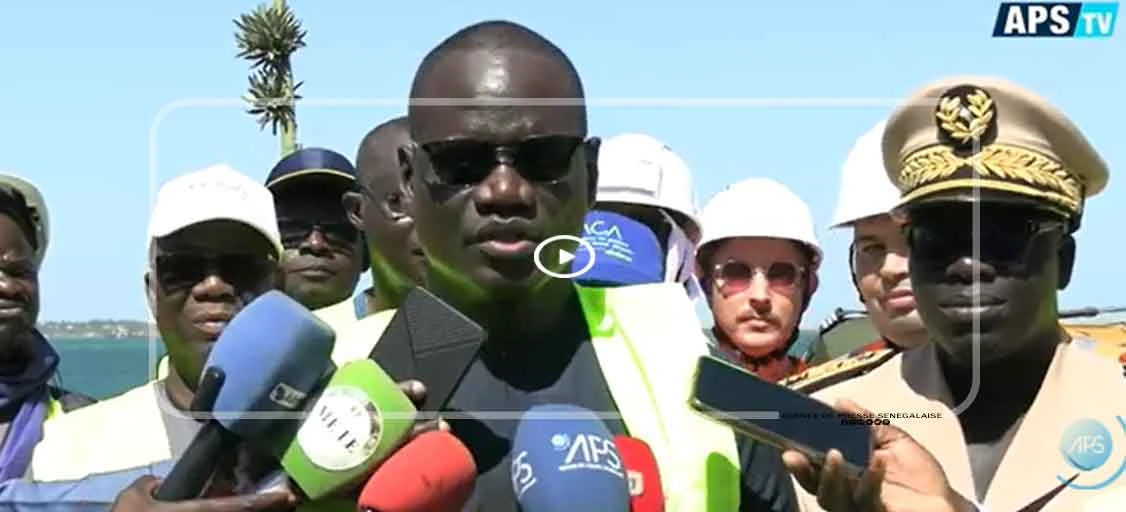 Gorée : le ministre de l’environnement Abdourahmane Diouf salue l’avancement des travaux de…