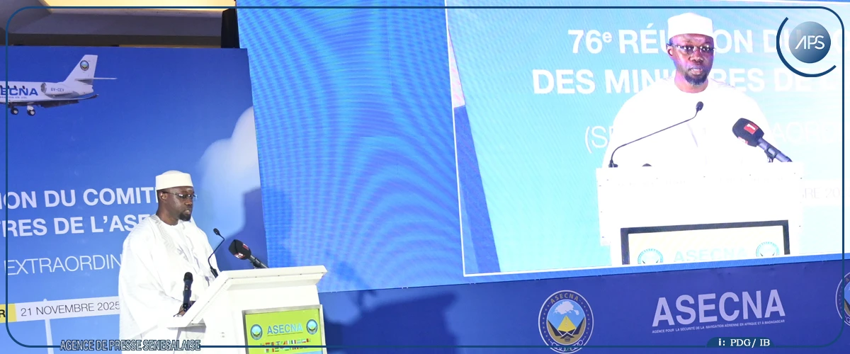 L'ASECNA est un outil essentiel de connectivité et de sécurité, selon Ousmane Sonko