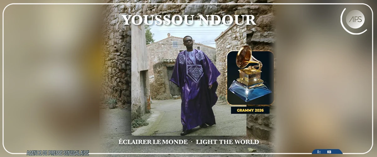 Grammy Awards 2026: Youssou Ndour en lice pour son album ''Eclairer le monde''