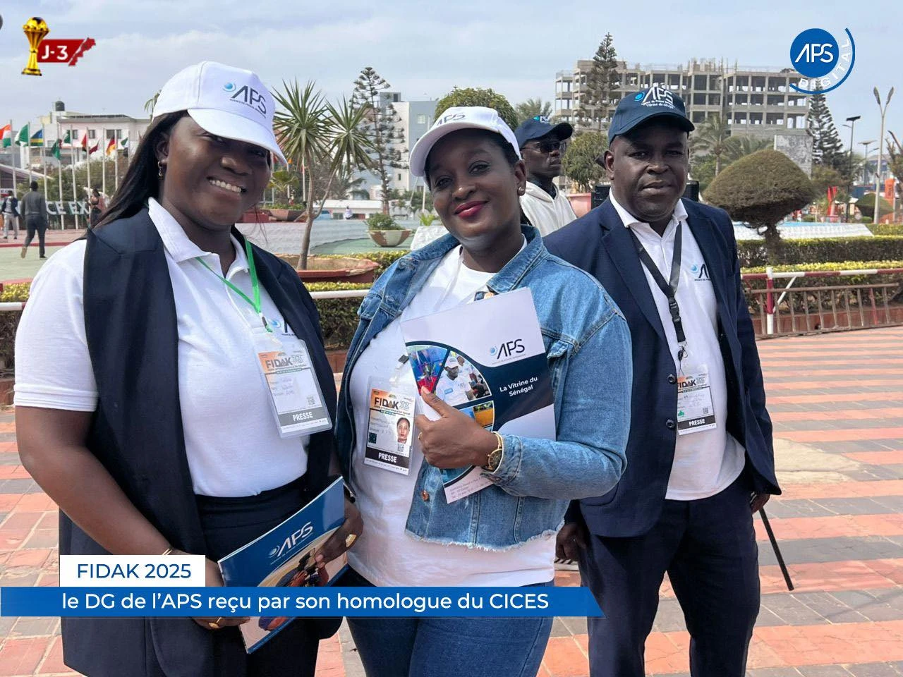 FIDAK 2025 : le DG de l’APS reçu par son homologue du CICES