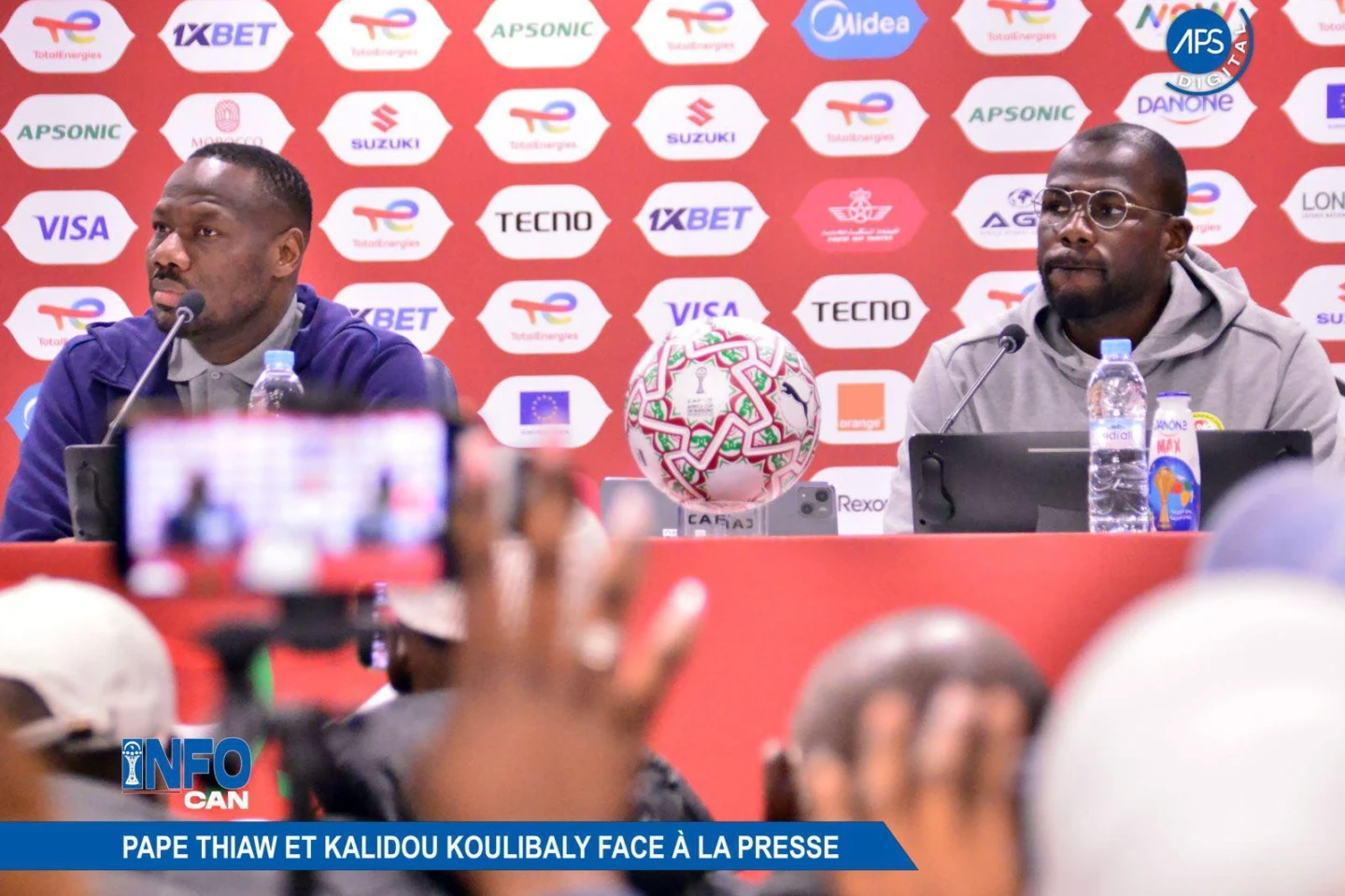 Info CAN : Pape Thiaw et Kalidou Koulibaly face à la Presse