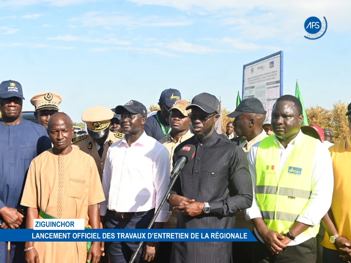 Ziguinchor : Lancement officiel des travaux d’entretien de la Régionale