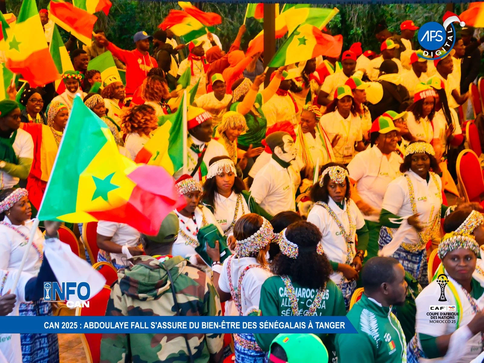 CAN 2025 : Abdoulaye Fall s'assure du bien-être des sénégalais à Tanger 