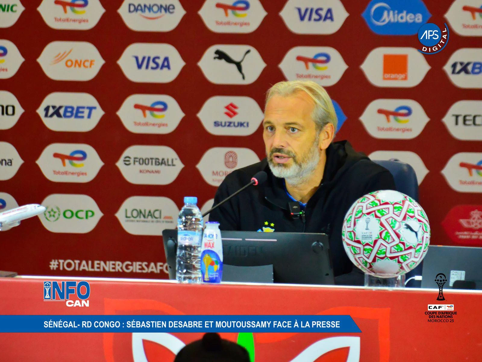 Sénégal - RD Congo : Sébastien Desabre et Moutoussamy face à la presse