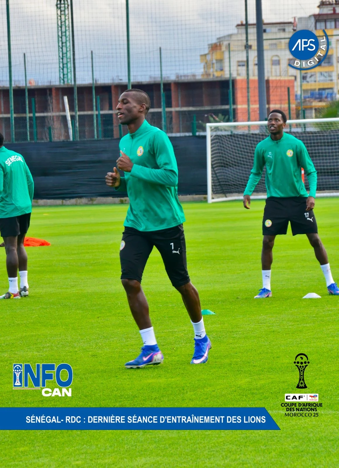 Sénégal- RDC : dernière séance d'entraînement des Lions