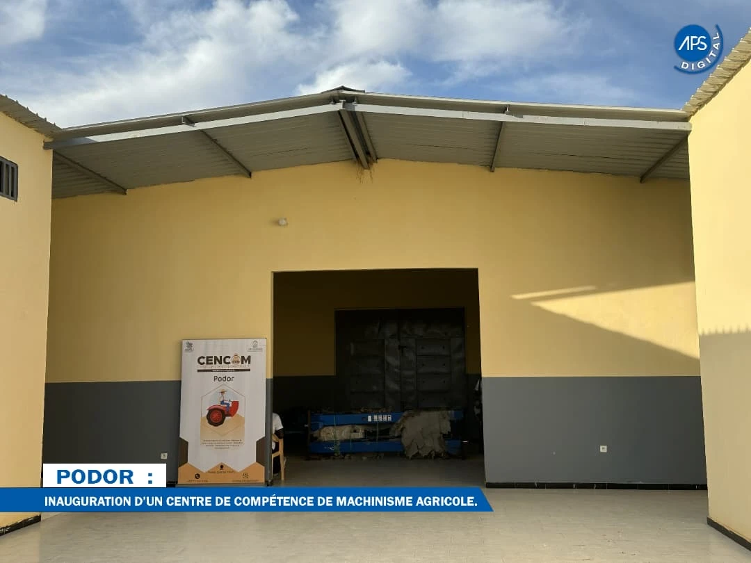 Podor : Inauguration d'un centre de compétence de machinisme agricole 