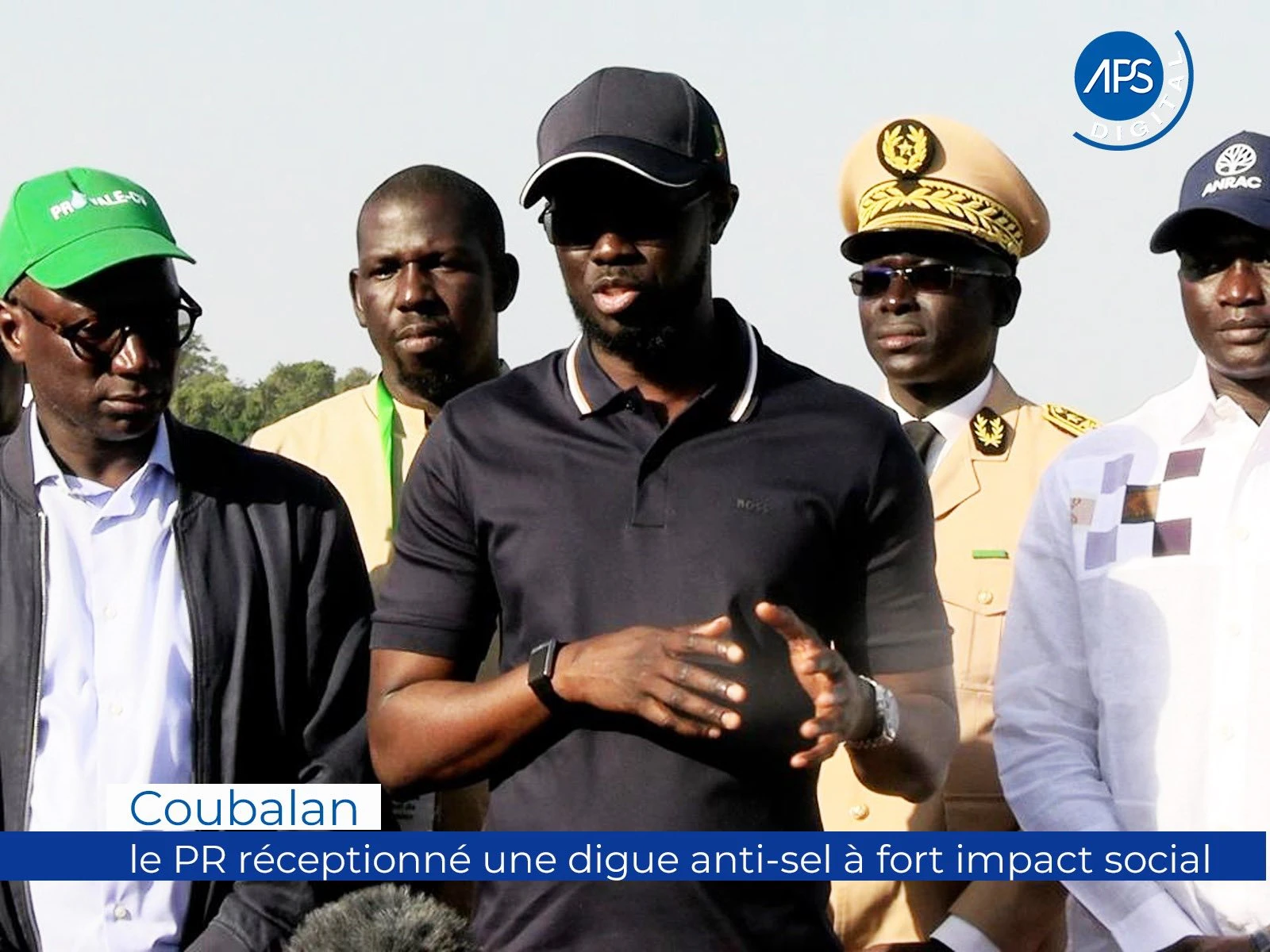 Koubalan : le PR réceptionné une digue anti-sel à fort impact social