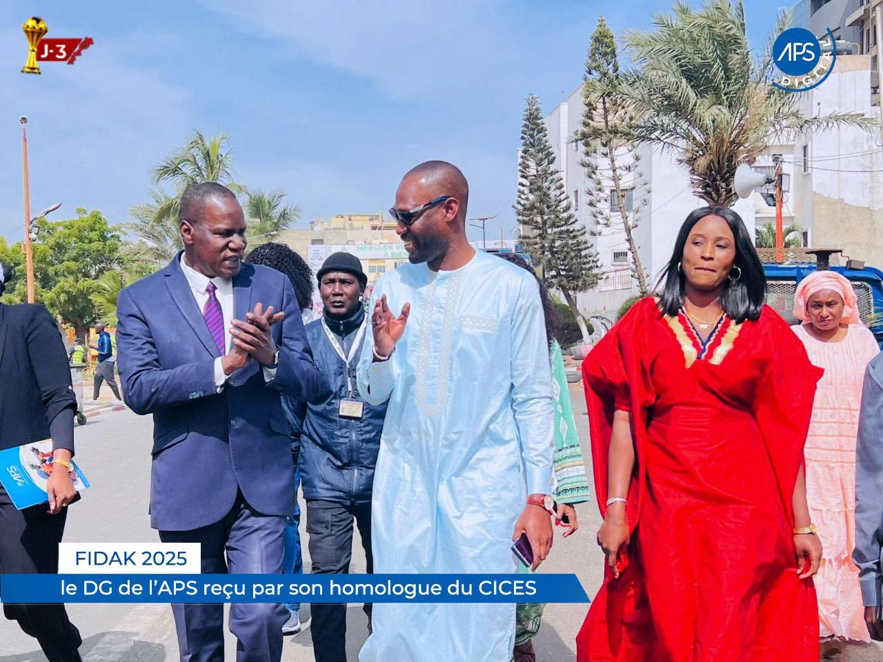 FIDAK 2025 : le DG de l’APS reçu par son homologue du CICES