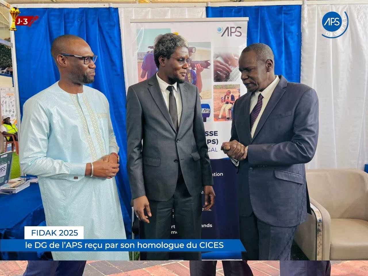 FIDAK 2025 : le DG de l’APS reçu par son homologue du CICES