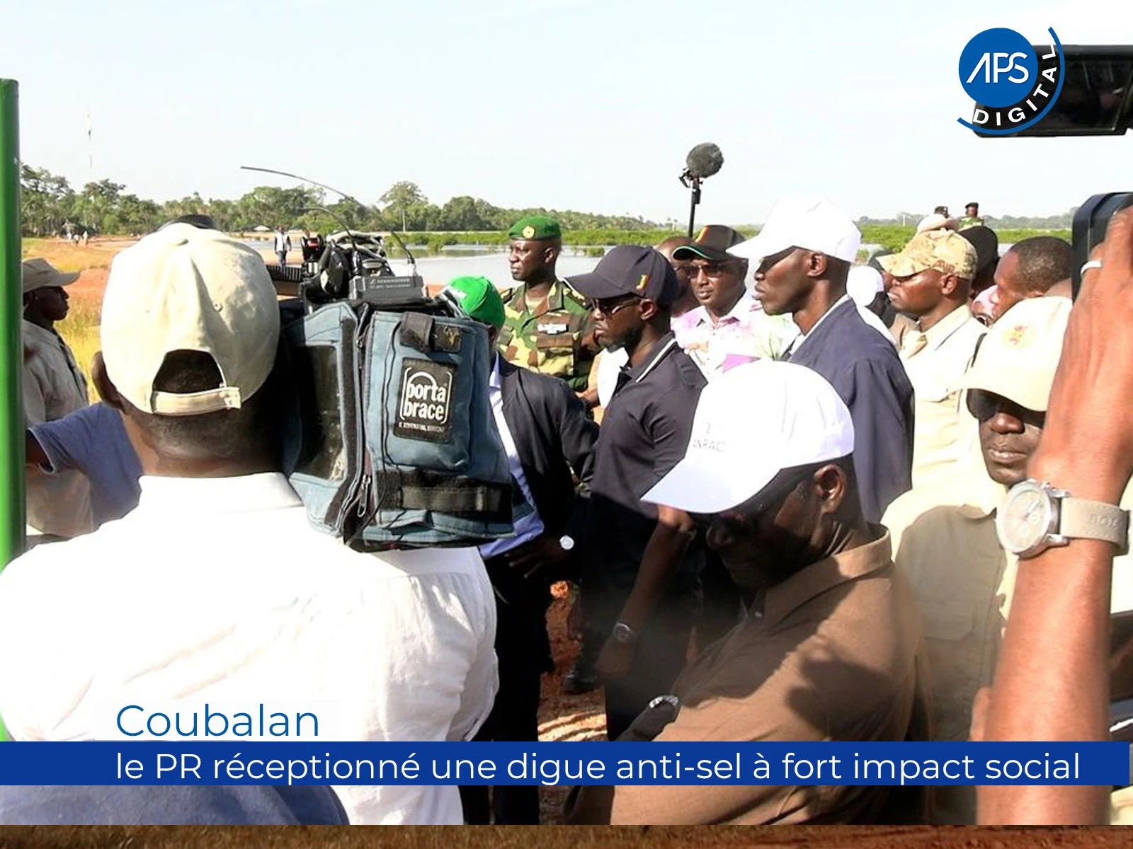 Koubalan : le PR réceptionné une digue anti-sel à fort impact social