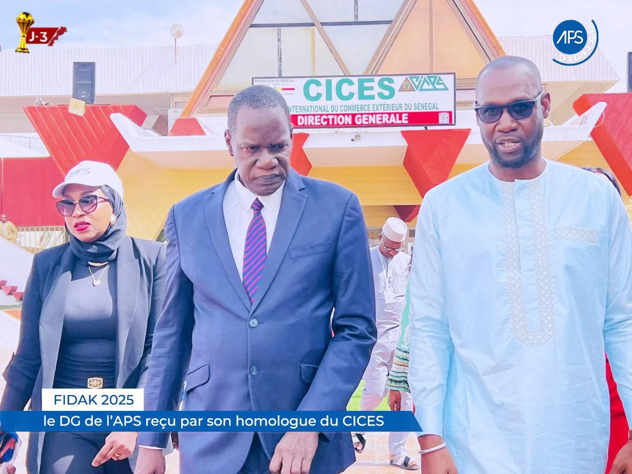 FIDAK 2025 : le DG de l’APS reçu par son homologue du CICES