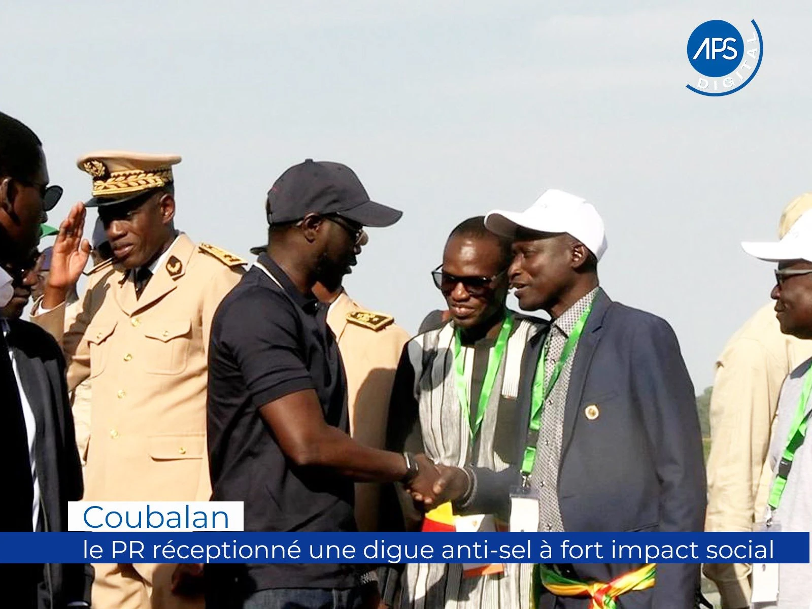 Koubalan : le PR réceptionné une digue anti-sel à fort impact social