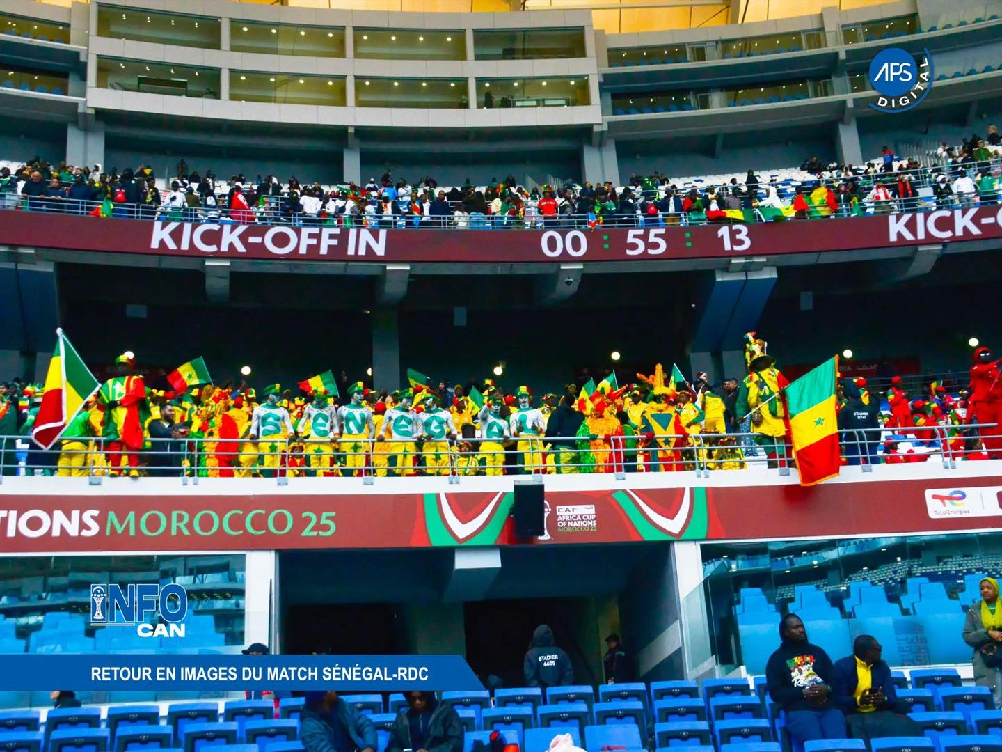 Retour en images du match Sénégal - RDC