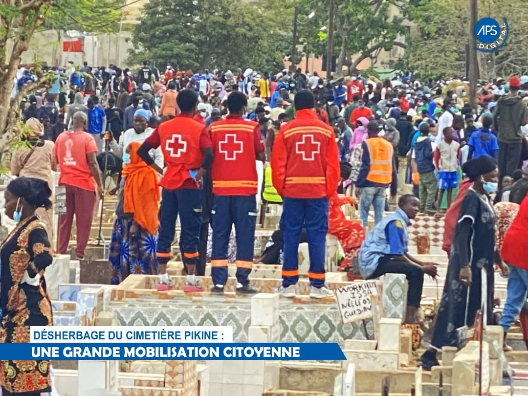 Désherbage du cimetière Pikine : une grande mobilisation citoyenne