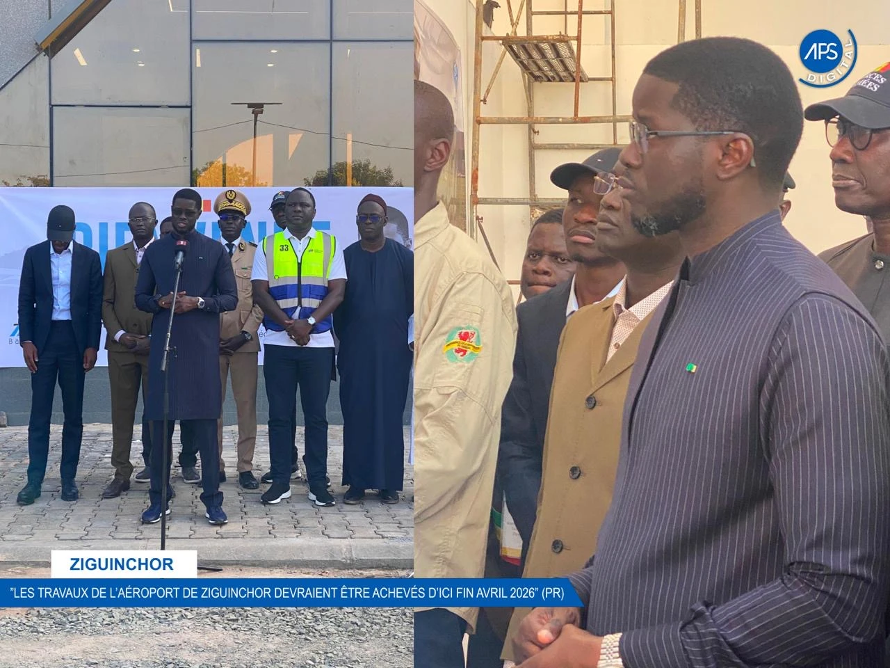 Ziguinchor : " Les travaux de l'aéroport de Ziguinchor devraient être achevés d'ici fin avril 2026" 