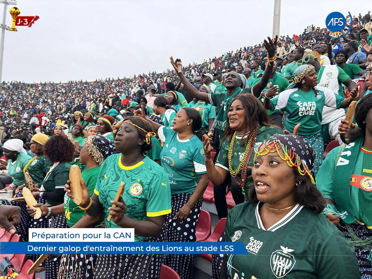 Préparation pour la CAN : Dernier galop d'entraînement des Lions au stade LSS