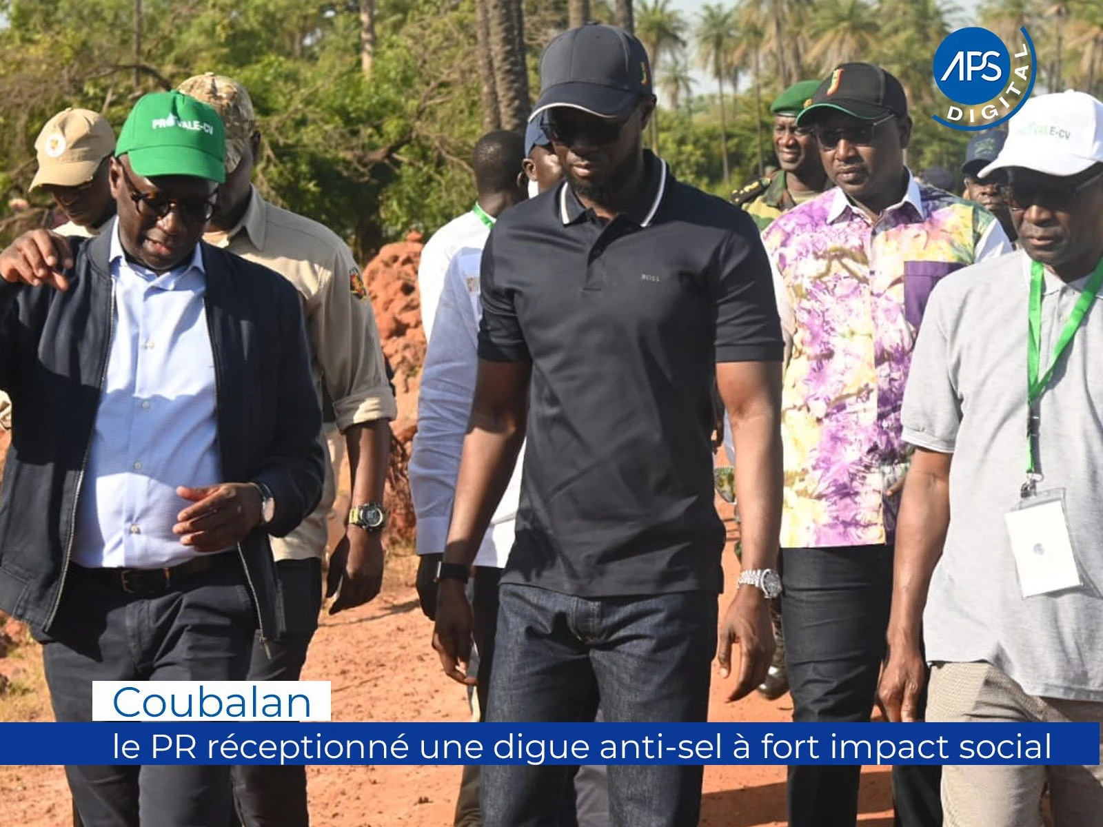 Koubalan : le PR réceptionné une digue anti-sel à fort impact social