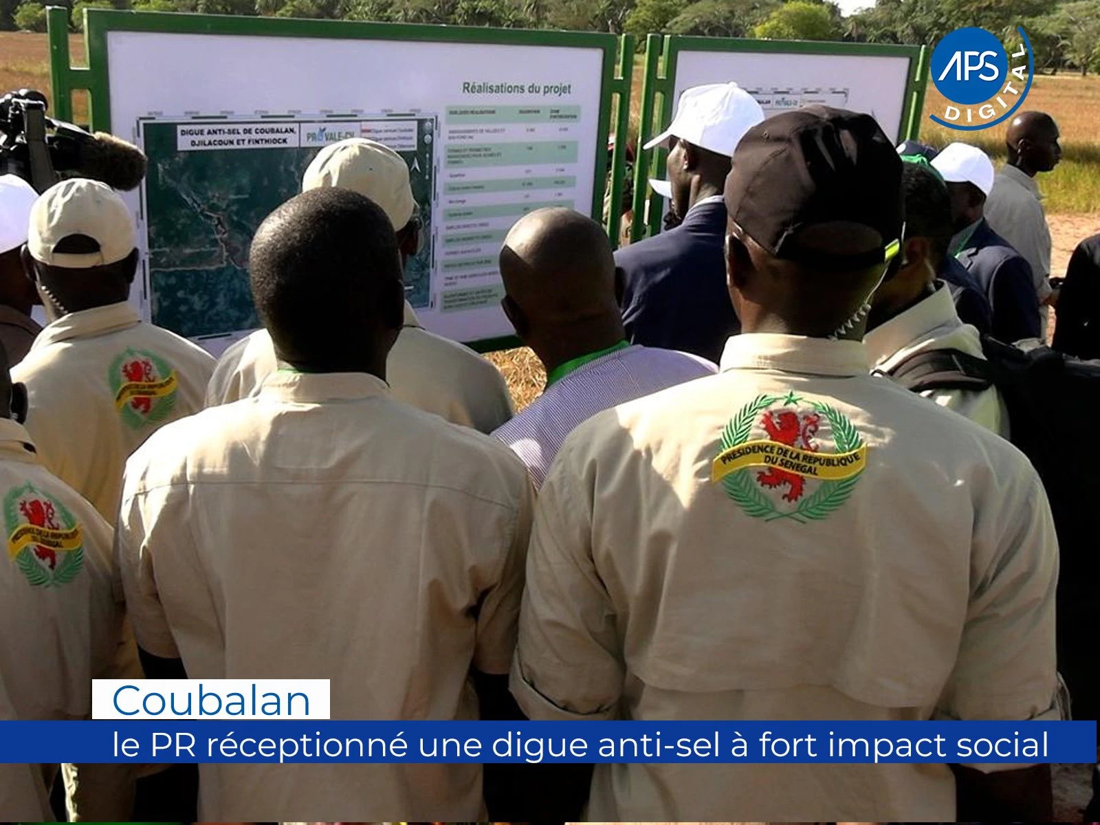 Koubalan : le PR réceptionné une digue anti-sel à fort impact social