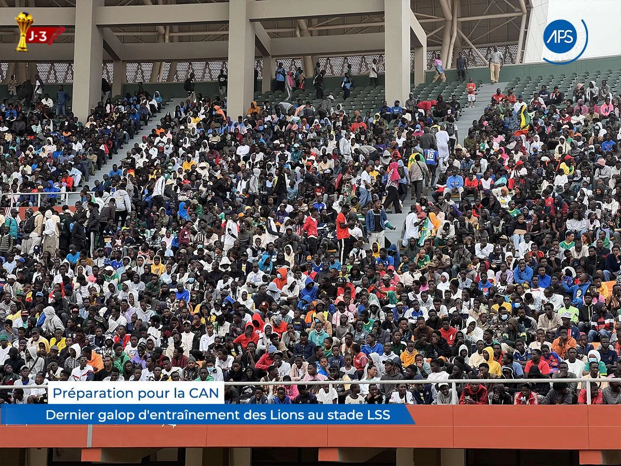 Préparation pour la CAN : Dernier galop d'entraînement des Lions au stade LSS