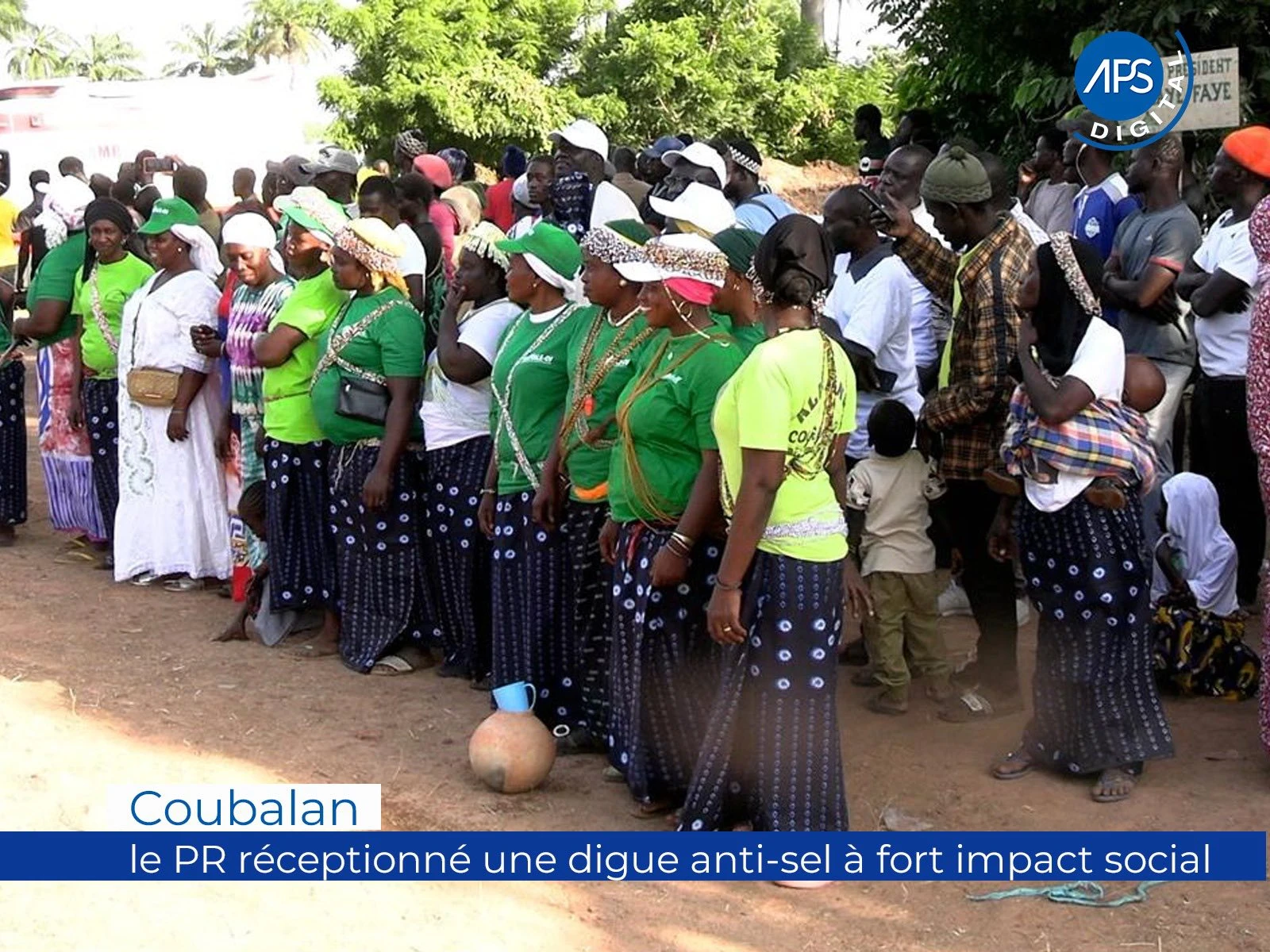 Koubalan : le PR réceptionné une digue anti-sel à fort impact social