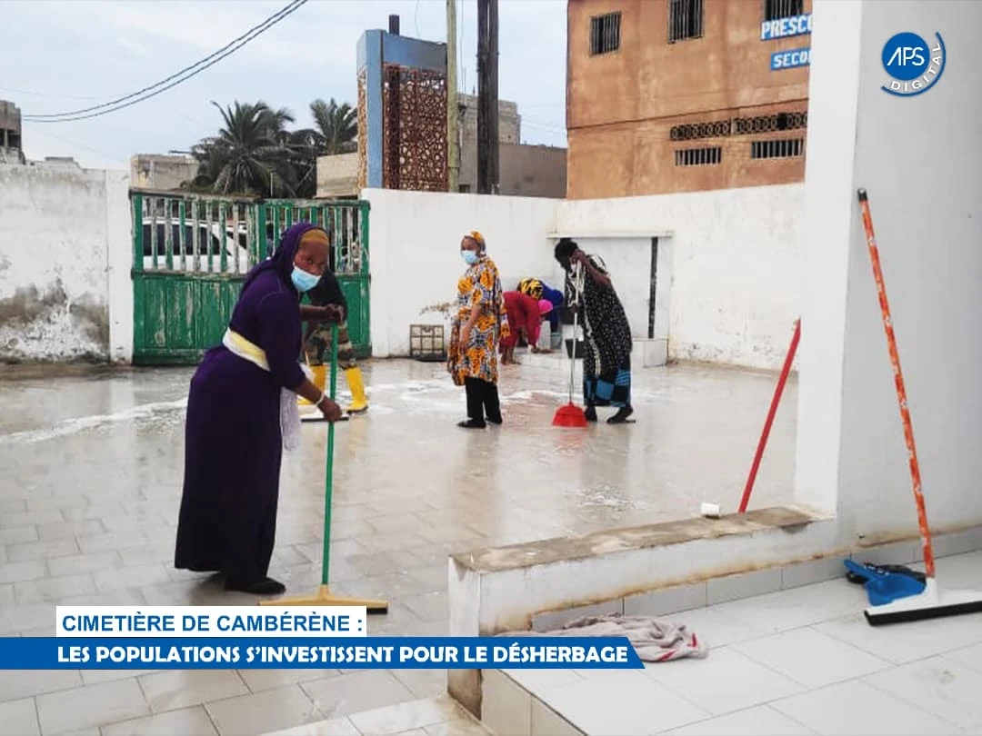 Cimetière de Cambérène : les populations s’investissent pour le désherbage