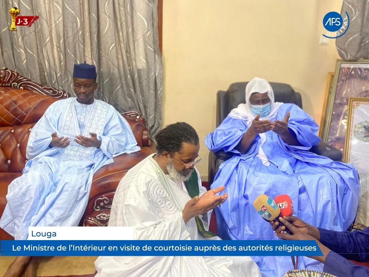 Louga : Le Ministre de l'Interieur en visite de courtoisie auprès des autorités religieuses