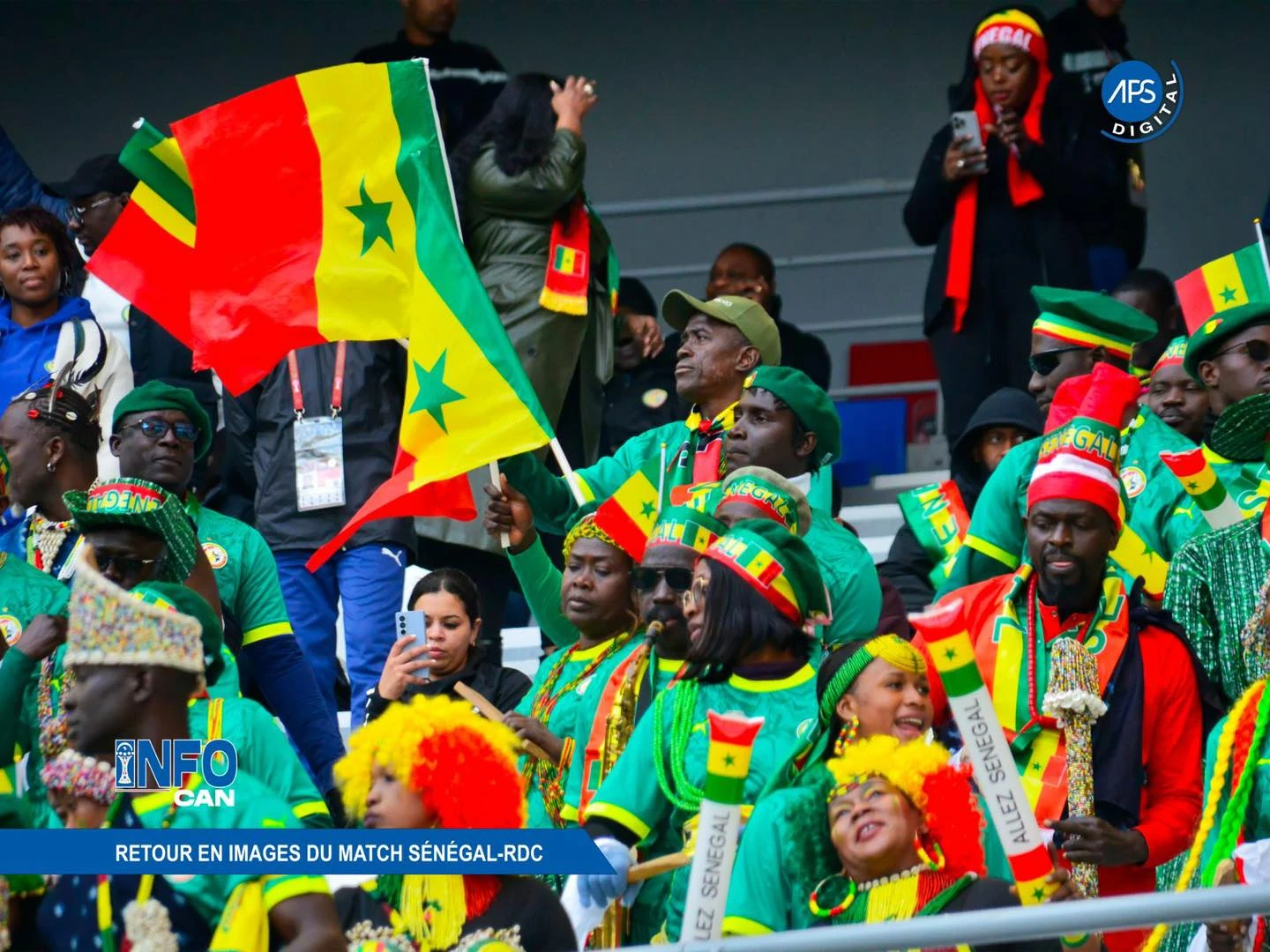 Retour en images du match Sénégal - RDC