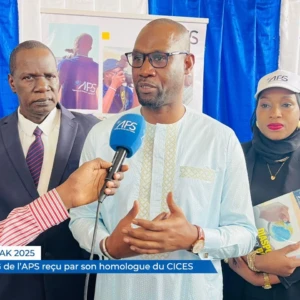 FIDAK 2025 : le DG de l’APS reçu par son homologue du CICES