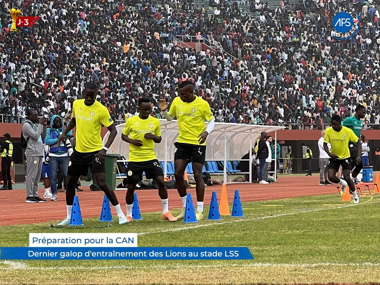 Préparation pour la CAN : Dernier galop d'entraînement des Lions au stade LSS