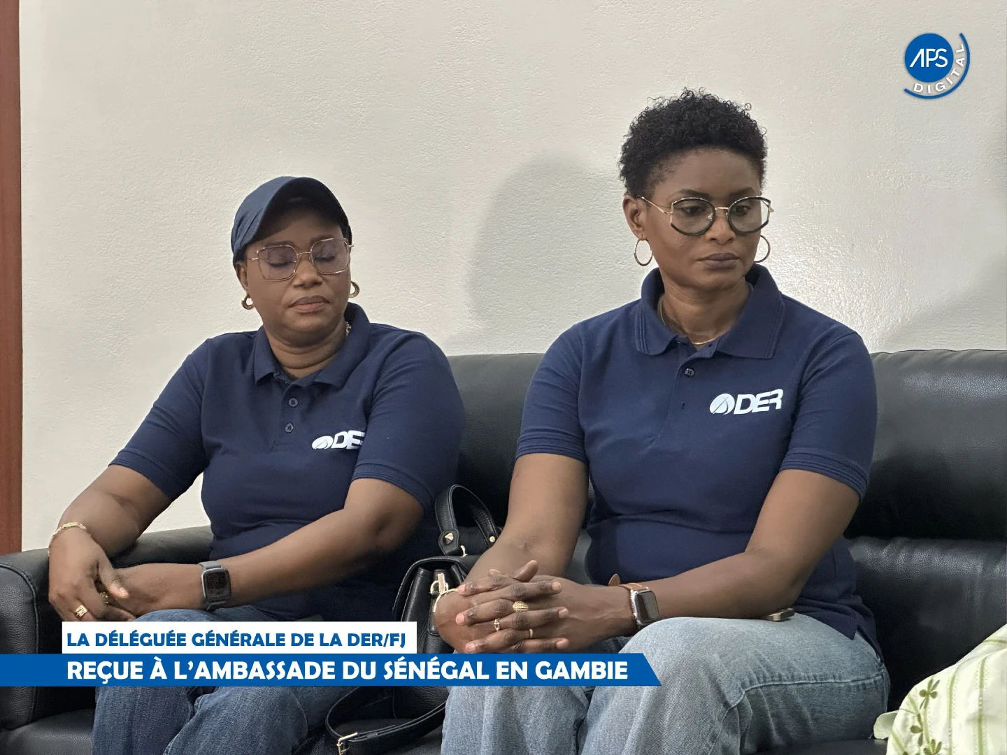 La délégation générale de la DER /FJ : Reçue à l'ambassade du Sénégal en Gambie