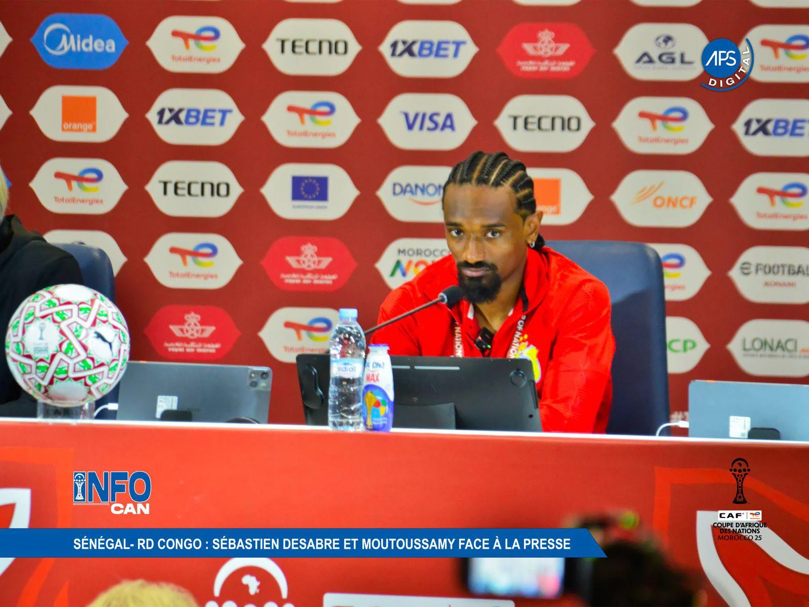 Sénégal - RD Congo : Sébastien Desabre et Moutoussamy face à la presse