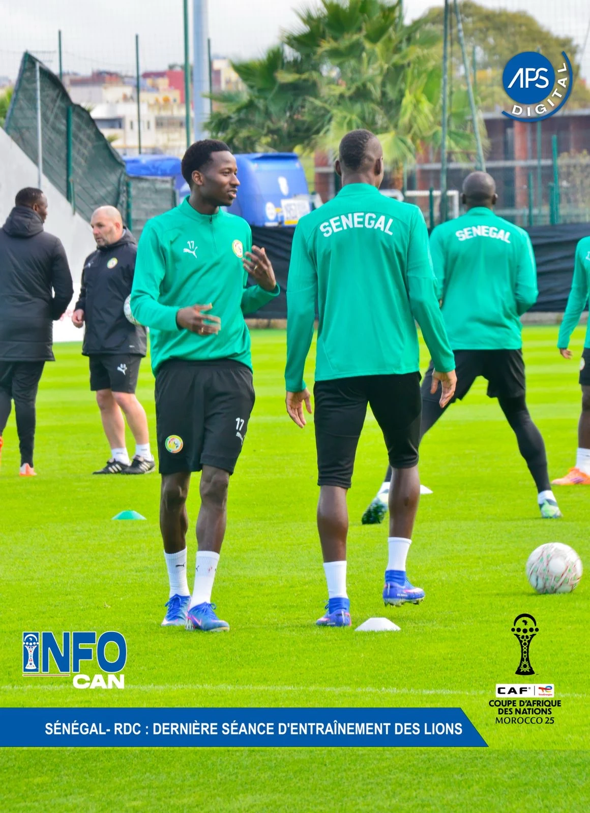 Sénégal- RDC : dernière séance d'entraînement des Lions
