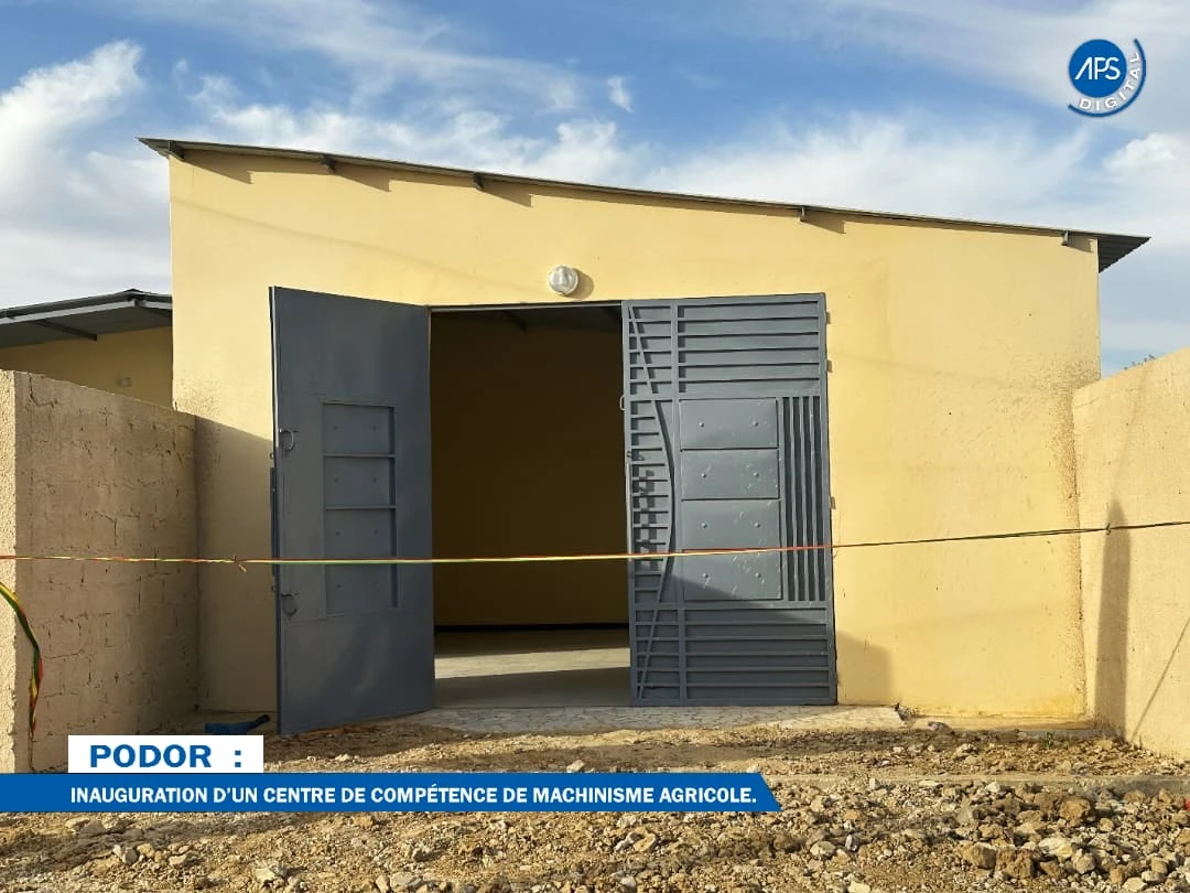 Podor : Inauguration d'un centre de compétence de machinisme agricole 