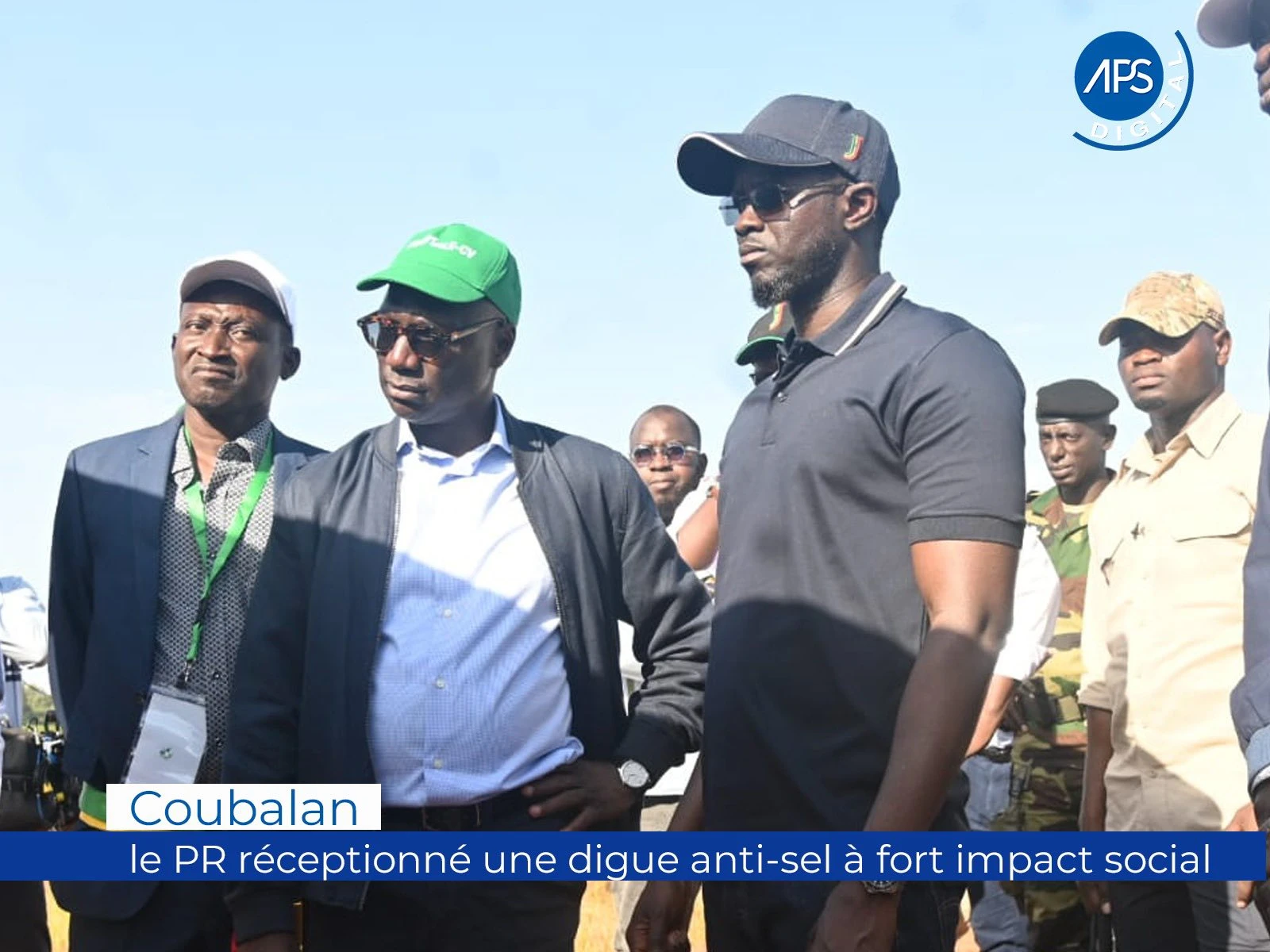 Koubalan : le PR réceptionné une digue anti-sel à fort impact social