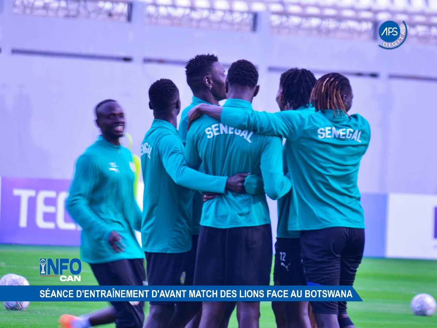 Info CAN : Séance d'entraînement d'avant match des Lions face au Botswana 
