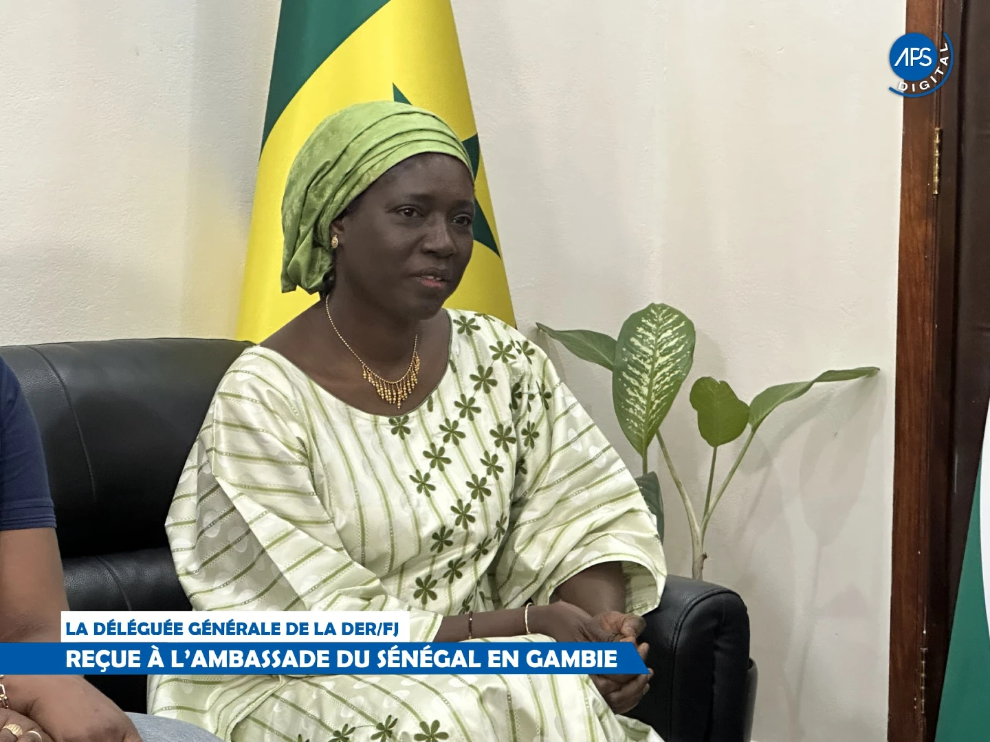 La délégation générale de la DER /FJ : Reçue à l'ambassade du Sénégal en Gambie