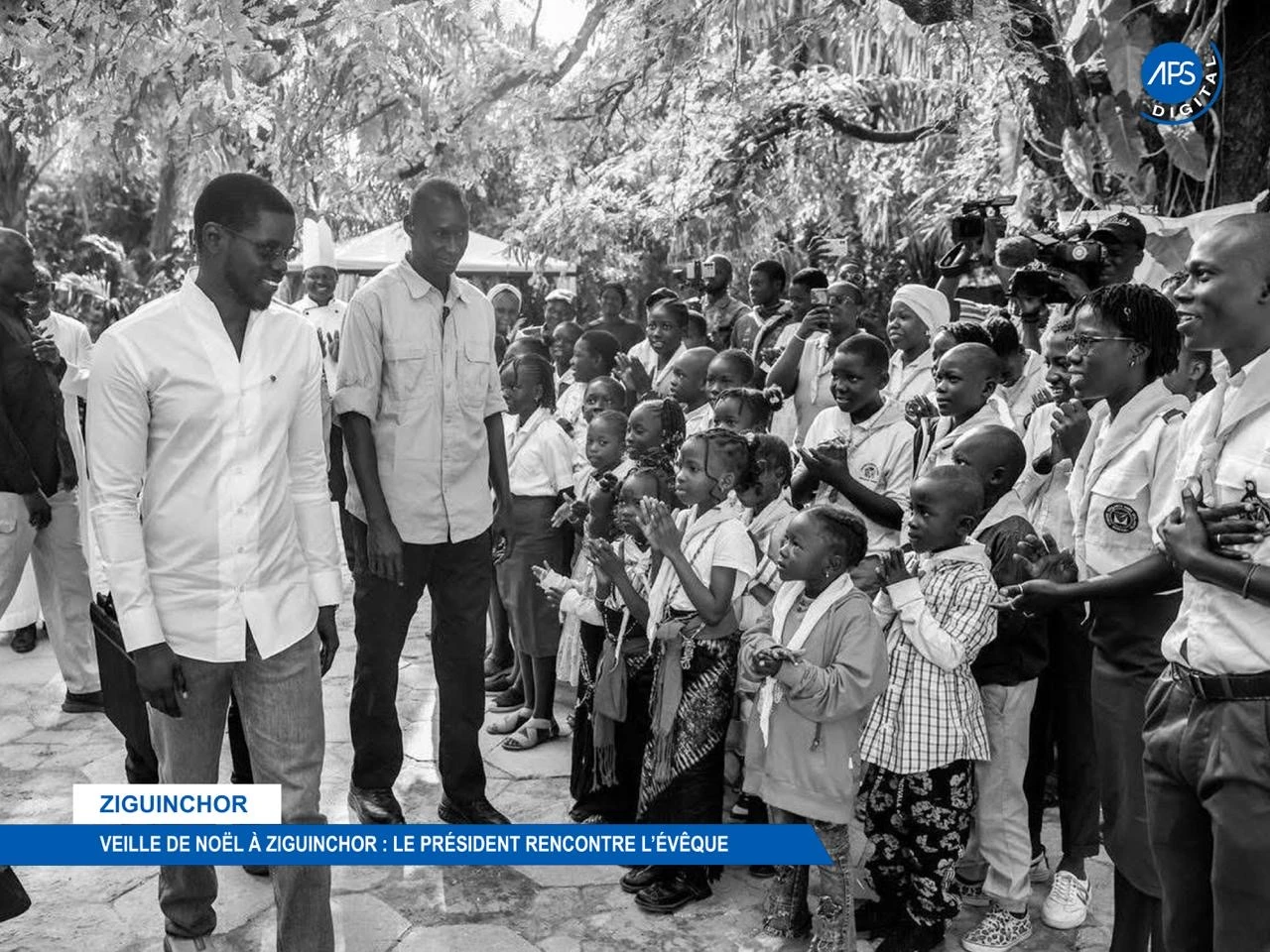 Veille de Noël à Ziguinchor : le Président rencontre l'évêque