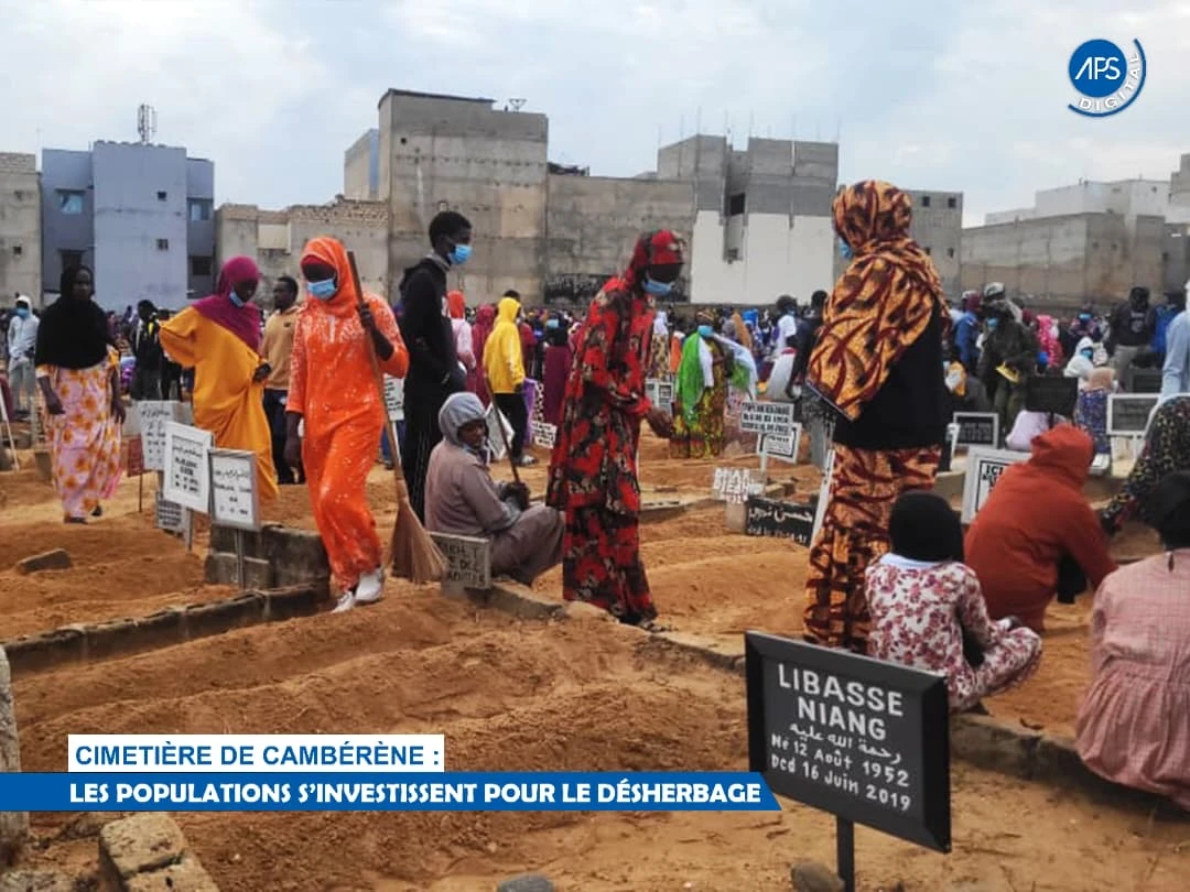 Cimetière de Cambérène : les populations s’investissent pour le désherbage