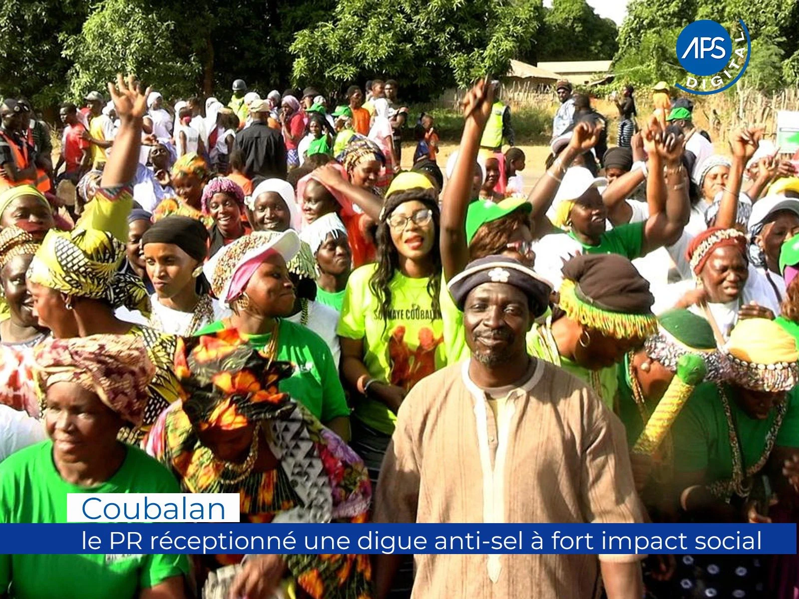 Koubalan : le PR réceptionné une digue anti-sel à fort impact social