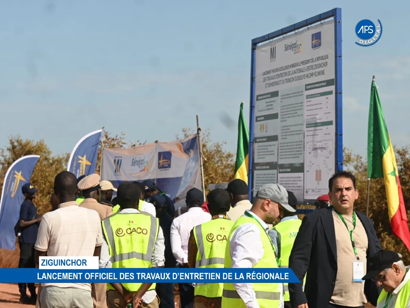 Ziguinchor : Lancement officiel des travaux d’entretien de la Régionale