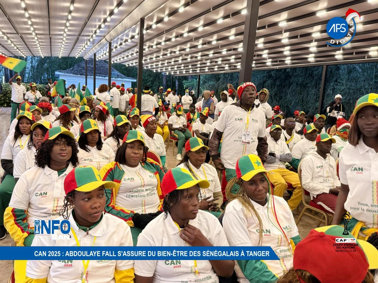 CAN 2025 : Abdoulaye Fall s'assure du bien-être des sénégalais à Tanger 